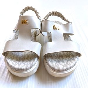 MICHAEL KORS kids Makella Strappy Sandals Vanilla